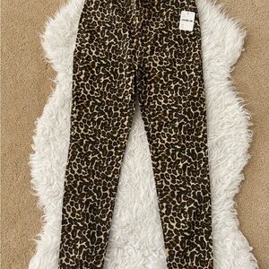 NWT Leopard Print / Cheetah Pants - Free People